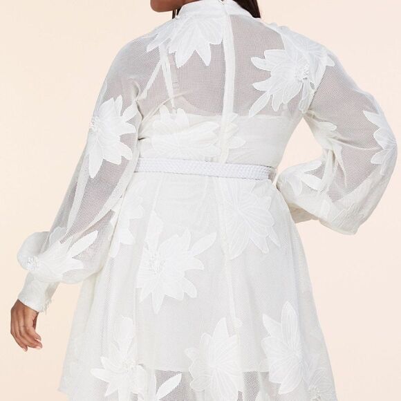 ❤️NEW L’atise by Amy Plus Size Cotton Blend Mini Dresses - Picture 6 of 9